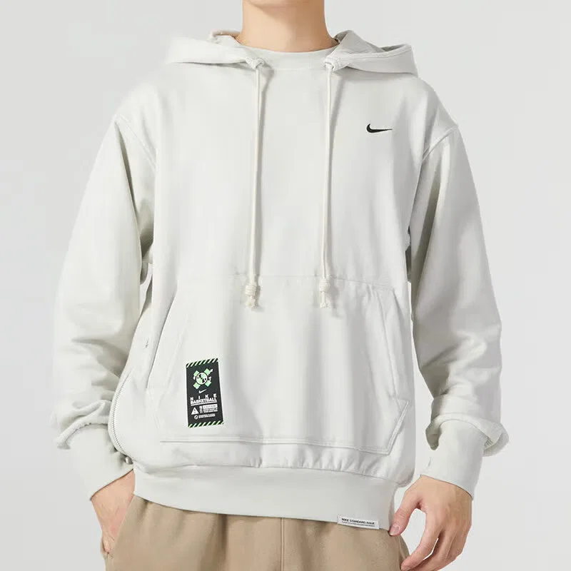 Худи с логотипом Dri-Fit Nike, белый — фото 3