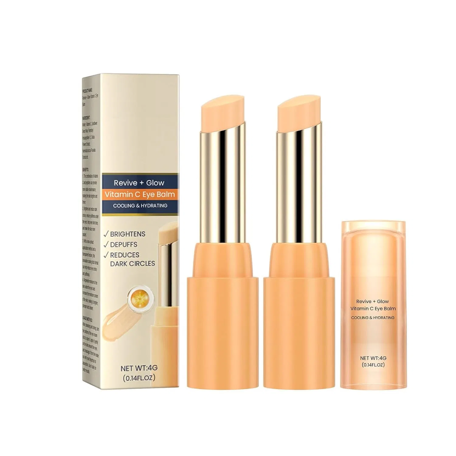 Generisch Крем для глаз Vitamin C Anti-Fatigue, 2 шт, 4 г