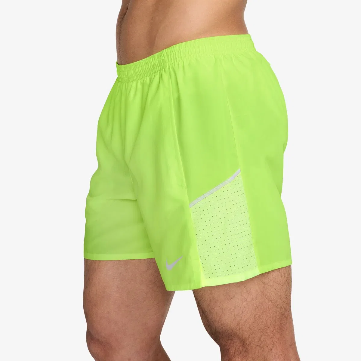 Мужские шорты для бега Dri-FIT Miler 5in Brief Short Nike, Volt Ice/Barely Volt/Reflective Silver — фото 2