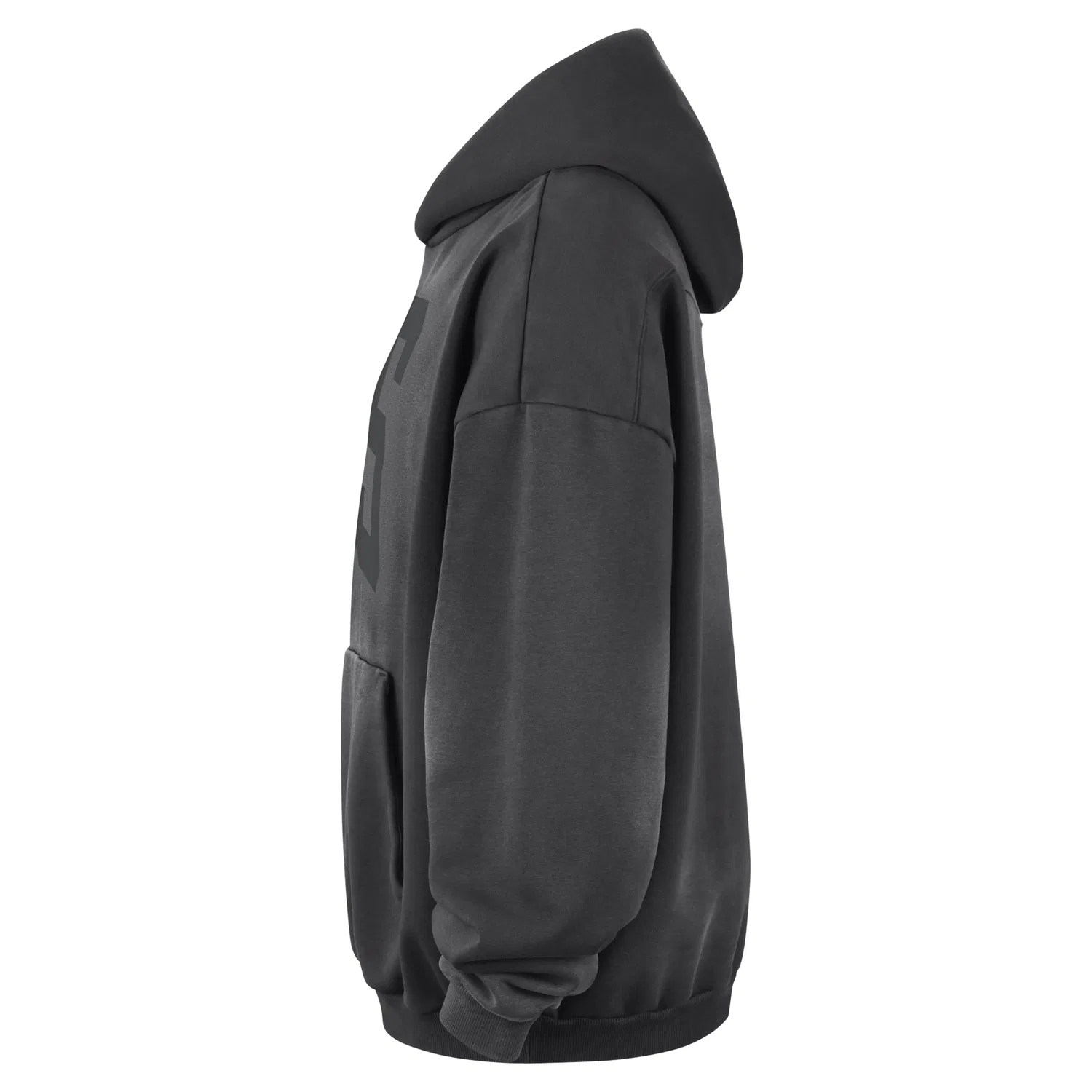 Мужское худи для баскетбола Houston Rockets Standard Issue Therma-FIT Fleece Hoodie 'Dark Charcoal White' Nike, Dark Charcoal/White — фото 2