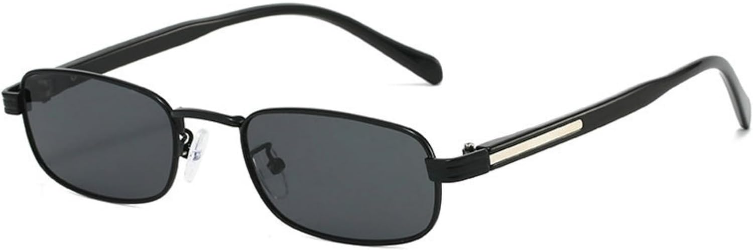 

Солнцезащитные очки Willochra Fashion для женщин, маленькая оправа, ретро-прямоугольные солнцезащитные очки, модные женские очки в металлической оправе, защита от ультрафиолета UV400, C1