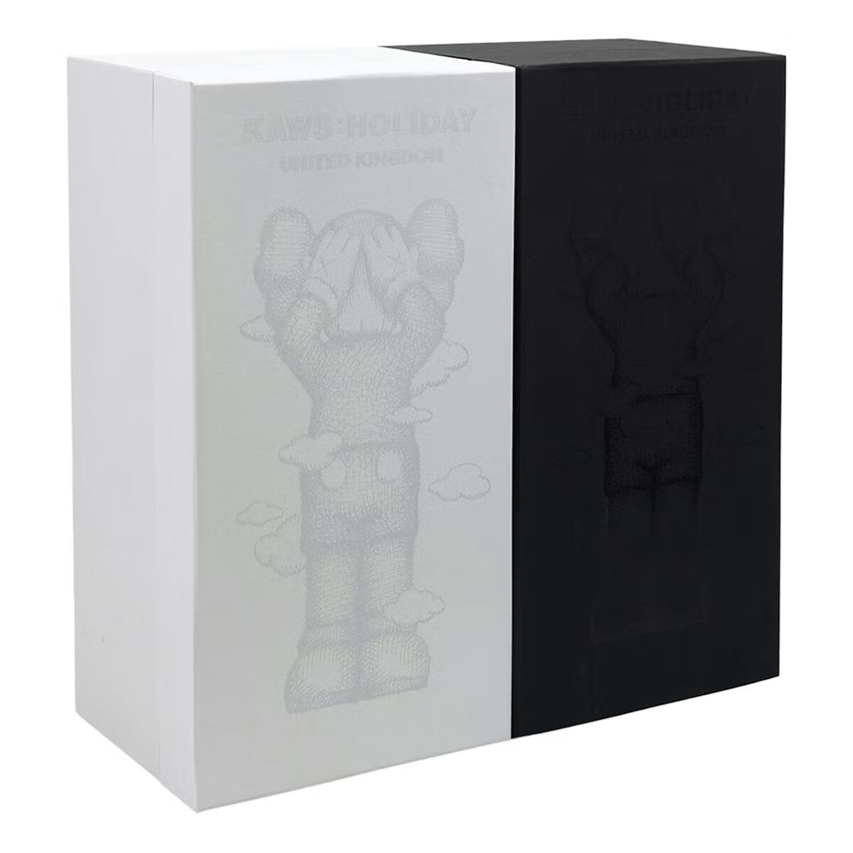 Набор фигурок Kaws Holiday UK Ceramic Containers Set (edition Of 1000), белый/черный — фото 3