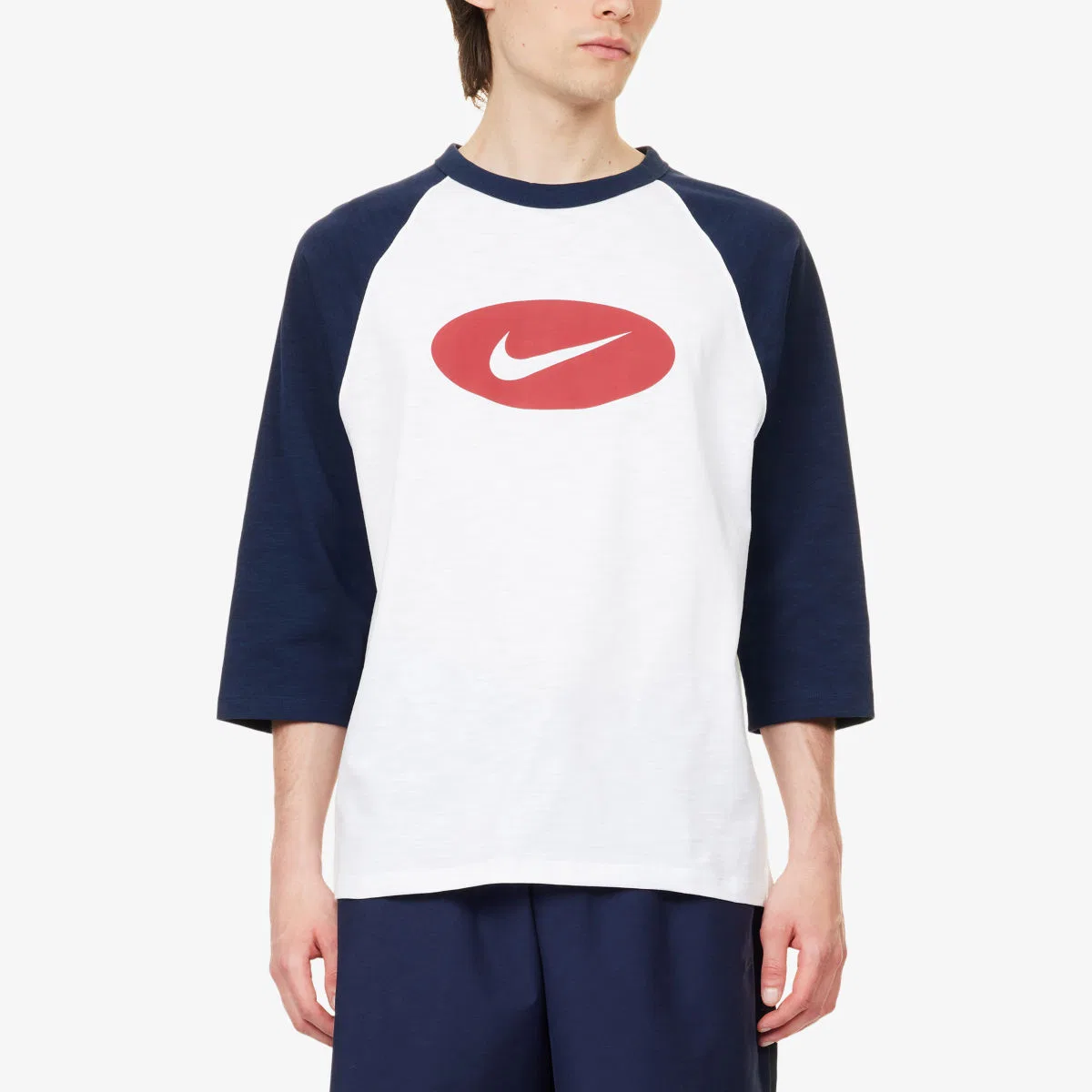 Хлопковая футболка с логотипом клуба Nike, белый — фото 3