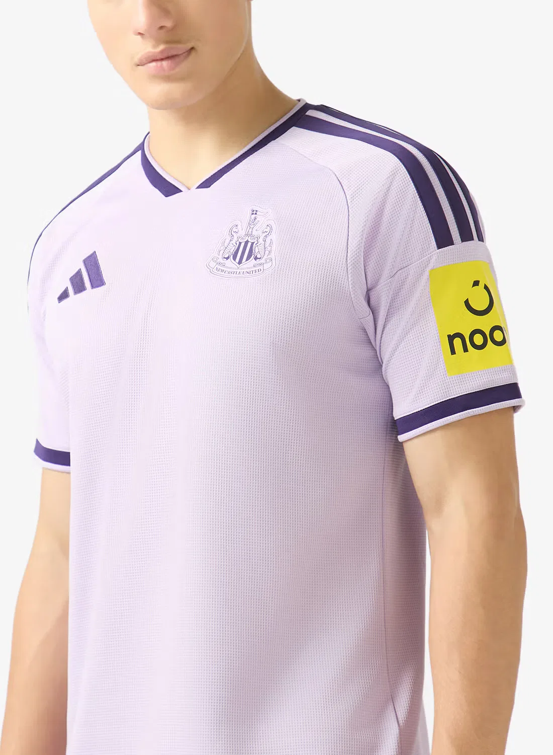 Джерси футбольное с технологией Climacool Newcastle United FC Adidas, фиолетовый — фото 3