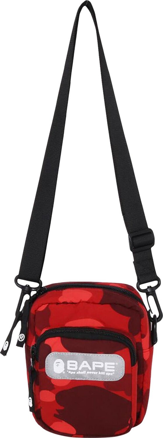 

Сумка BAPE Color Camo By A Bathing Ape Mini Shoulder Bag Red, красный