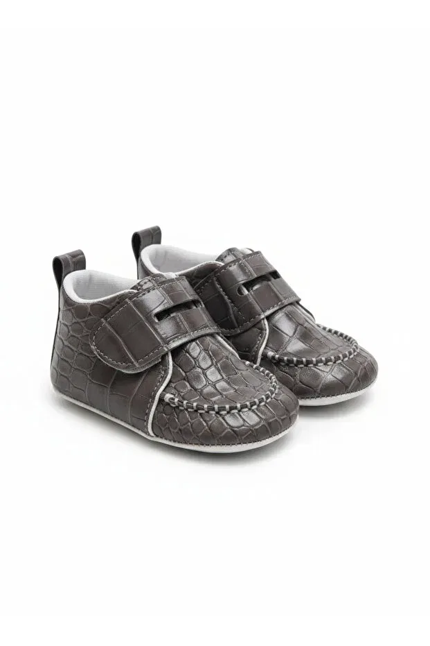 Детские туфли для девочек с липучкой Sema Baby, Gray