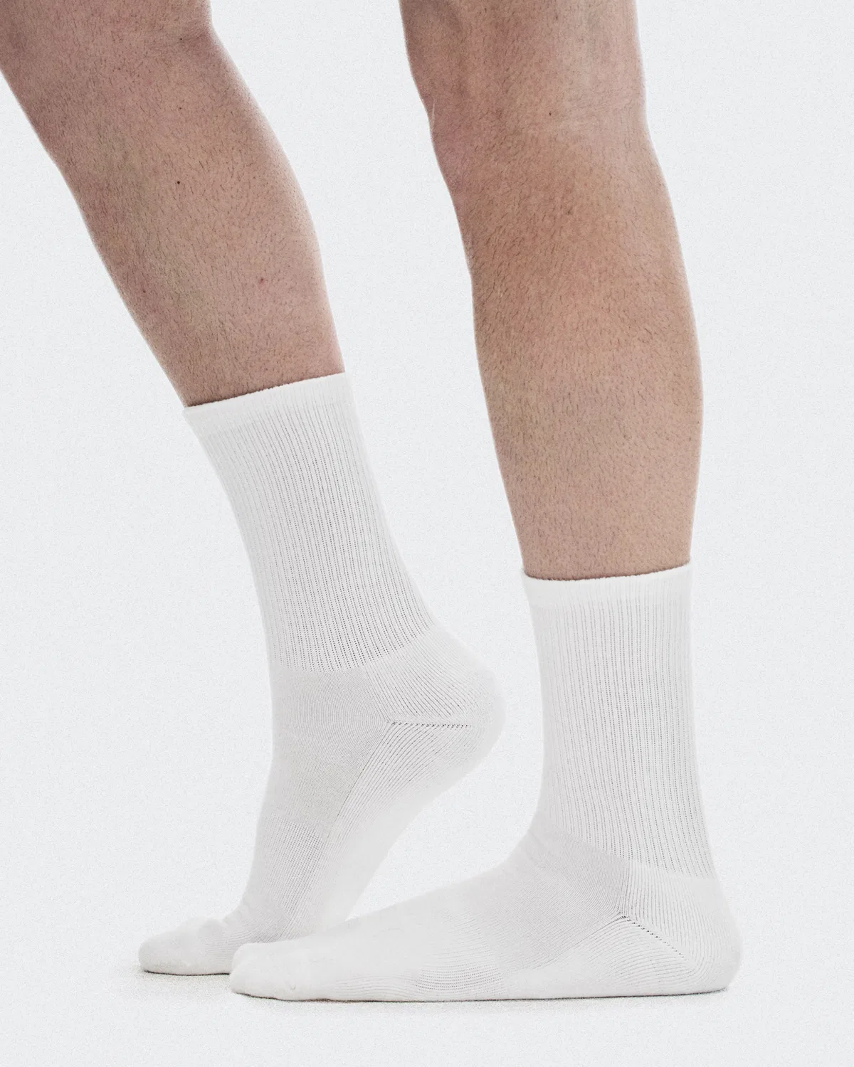 Детские носки высокие с поддержкой свода стопы комплект 2 пары Club Sock High On, White — фото 3