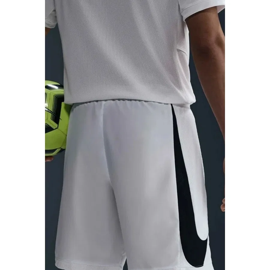 Шорты спортивные с эластичным поясом Nike Dri-FIT Academy, Белый — фото 2