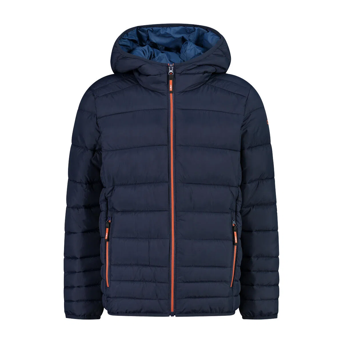 Детская зимняя куртка с капюшоном KID JACKET FIX HOOD Cmp, Darkblau Kosmosblau Blau