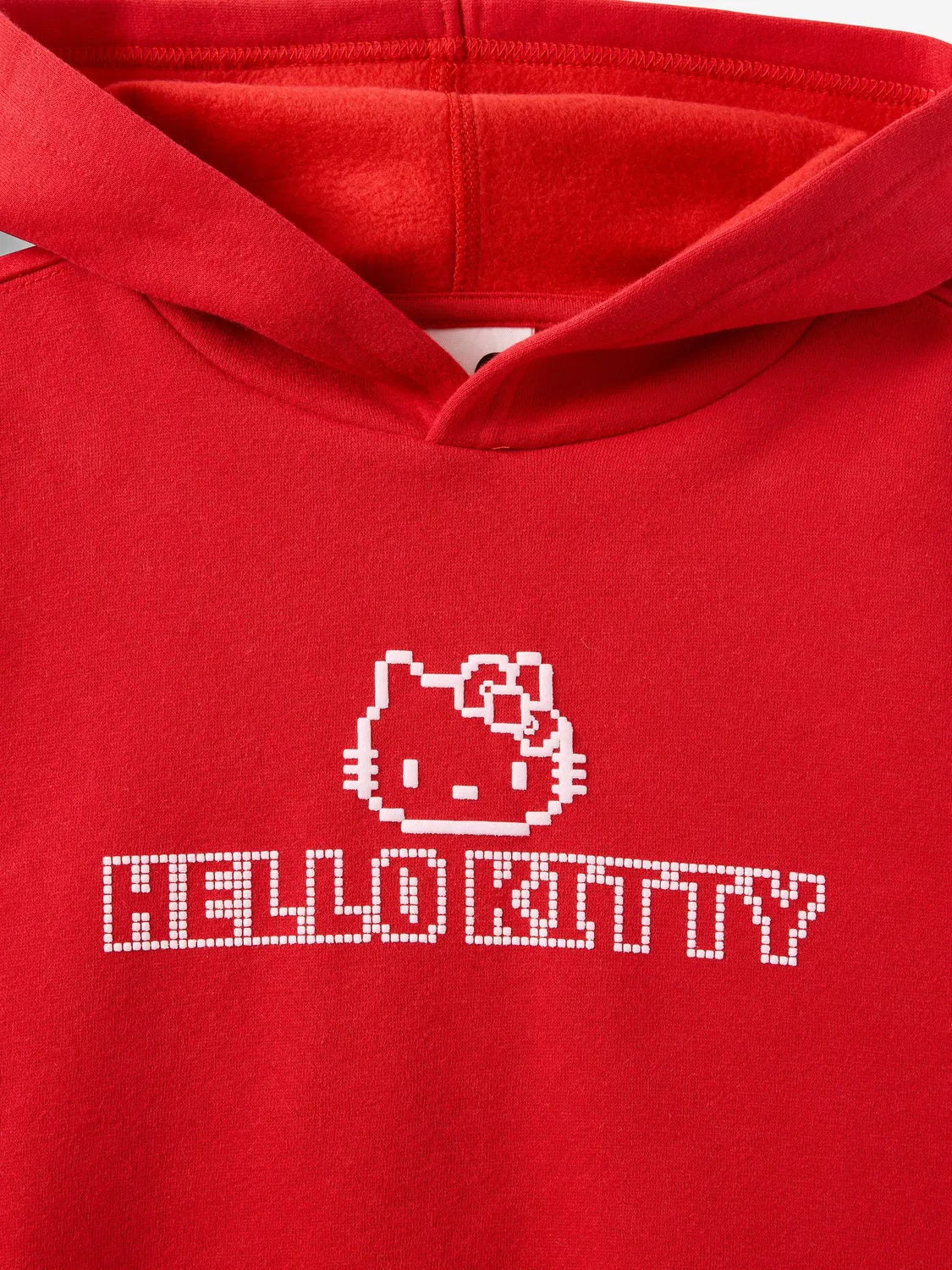 Худи оверсайз Hello Kitty Cotton On, темно-красный — фото 3