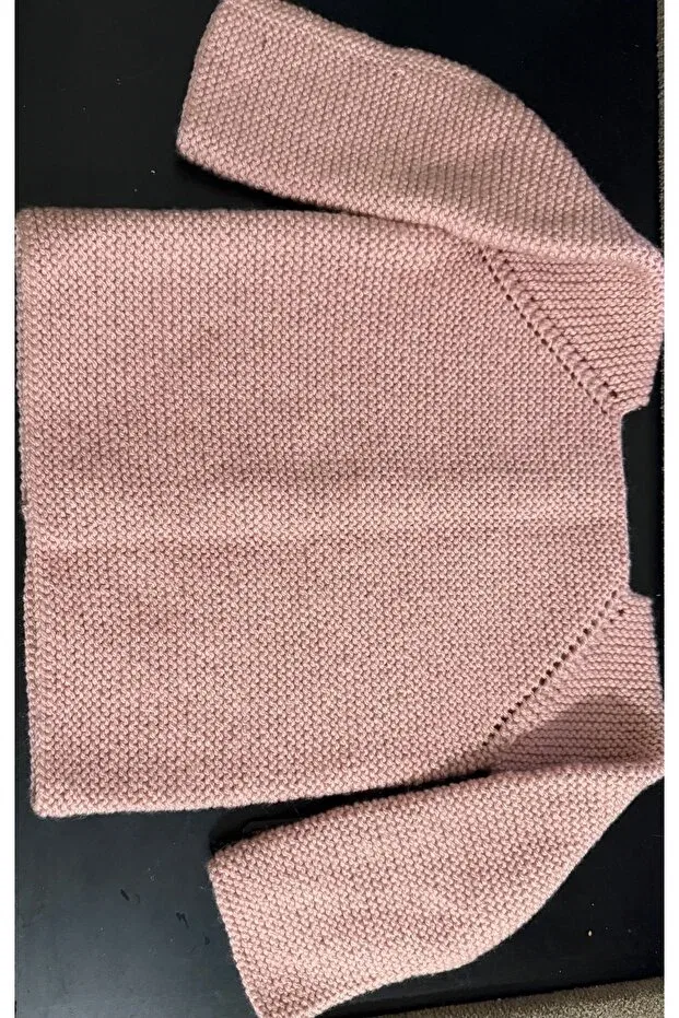 Детский кардиган для девочек вязаный Ada Home Collection Shop, Pink — фото 2