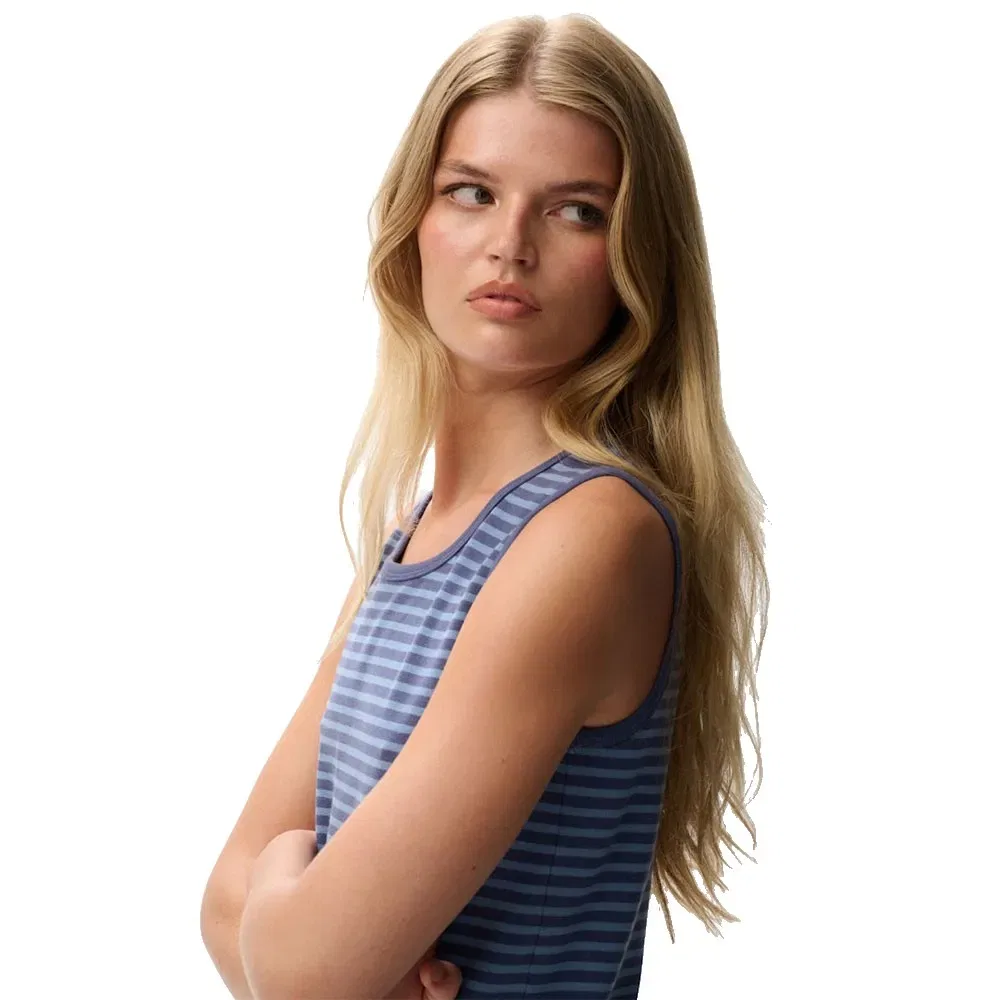 Женская майка без рукавов Athletic Essential Stripe Superdry, Blue — фото 4