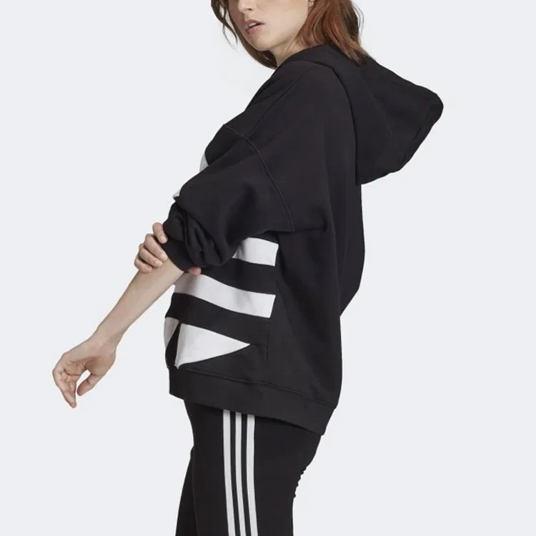 Женская толстовка с капюшоном свободного кроя Adidas Originals — фото 4