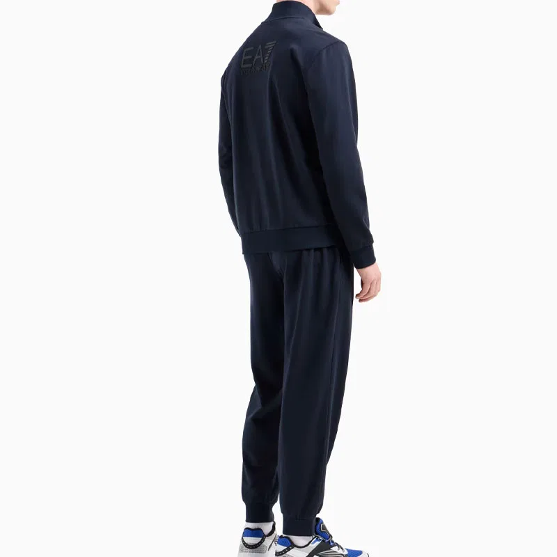 Мужской спортивный комплект с логотипом Emporio Armani, Marine Blue — фото 4
