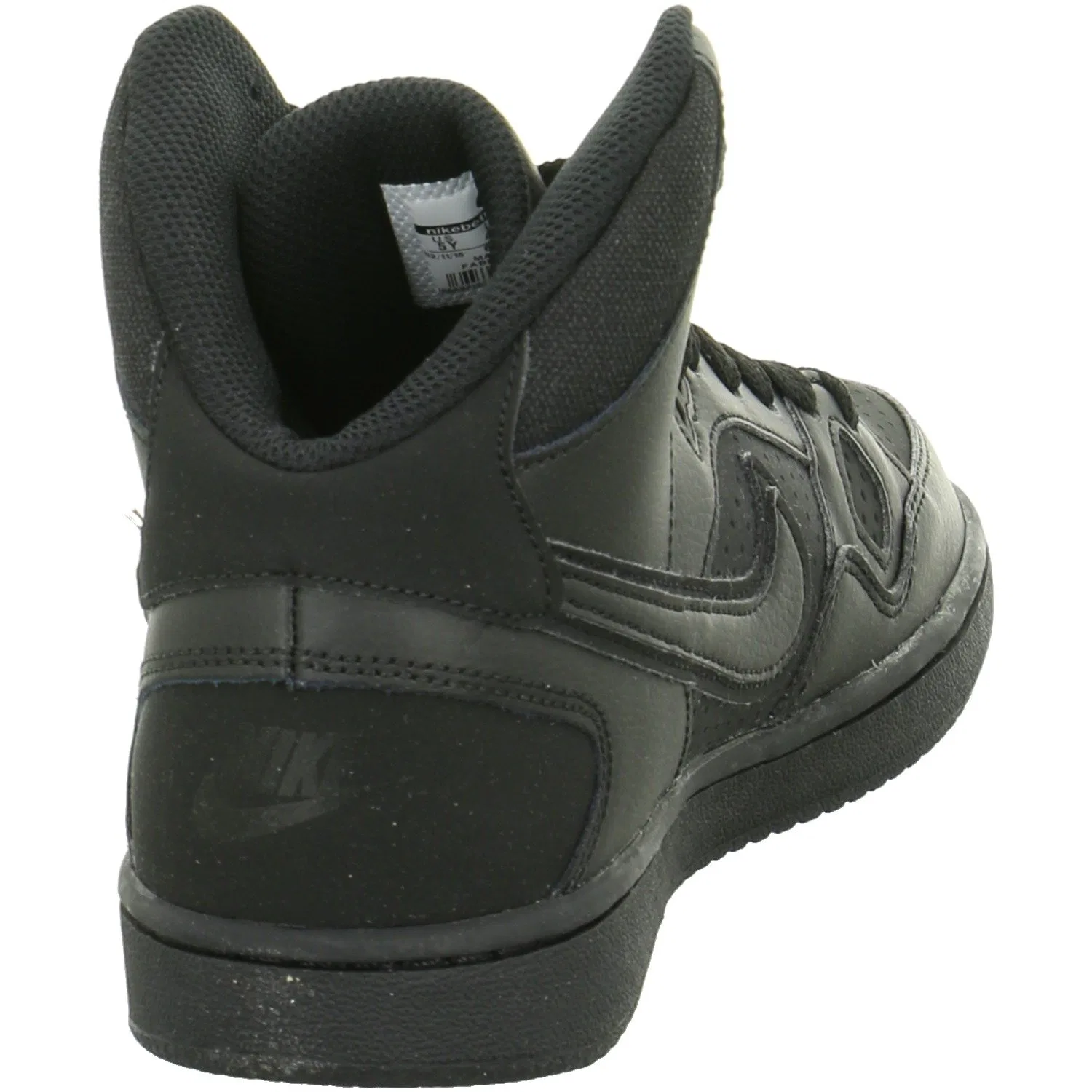 Детские кроссовки для мальчиков с высоким голенищем Son Of Force Mid NIKE, Nero Black Black — фото 4