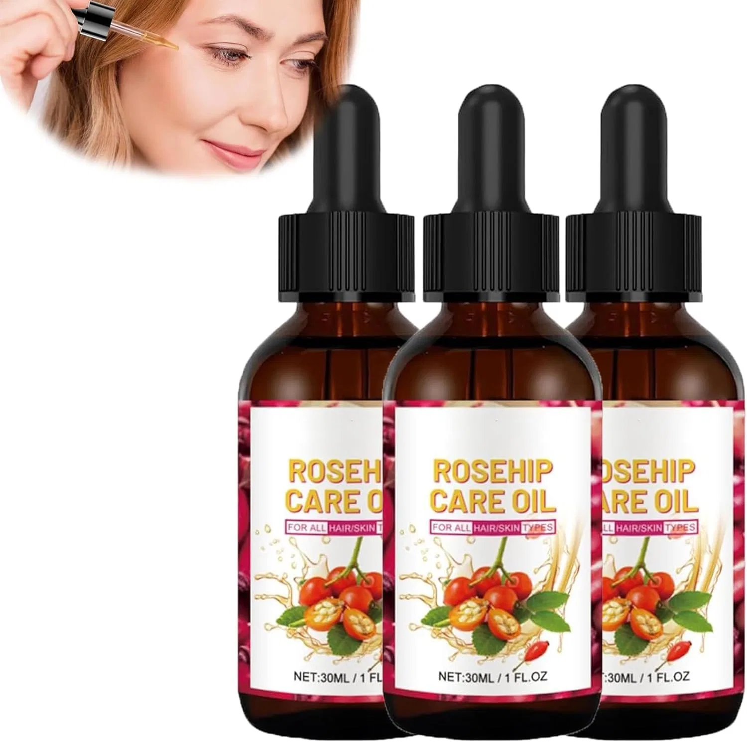 Масло для лица с шиповником, LXYDJPW, 30 мл, Anti-Aging Night Serum