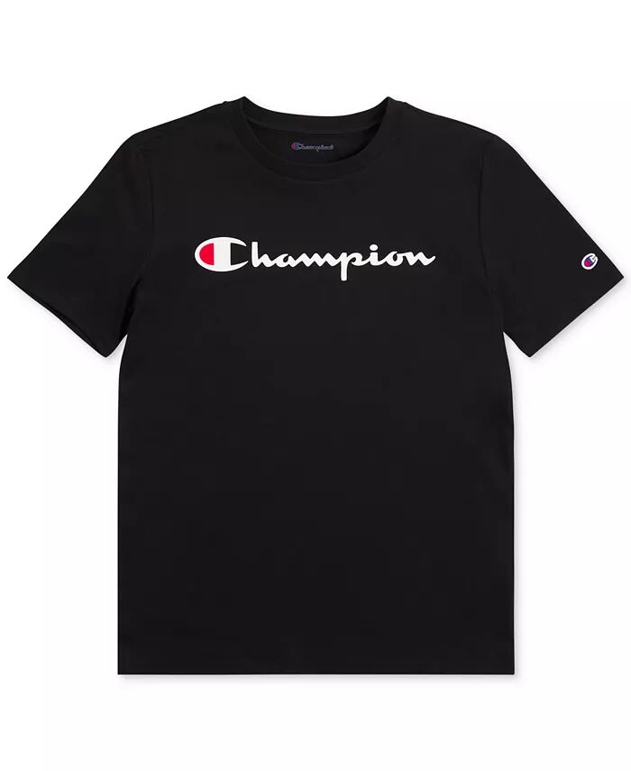 

Футболка с фирменным логотипом Big Boys Champion, черный