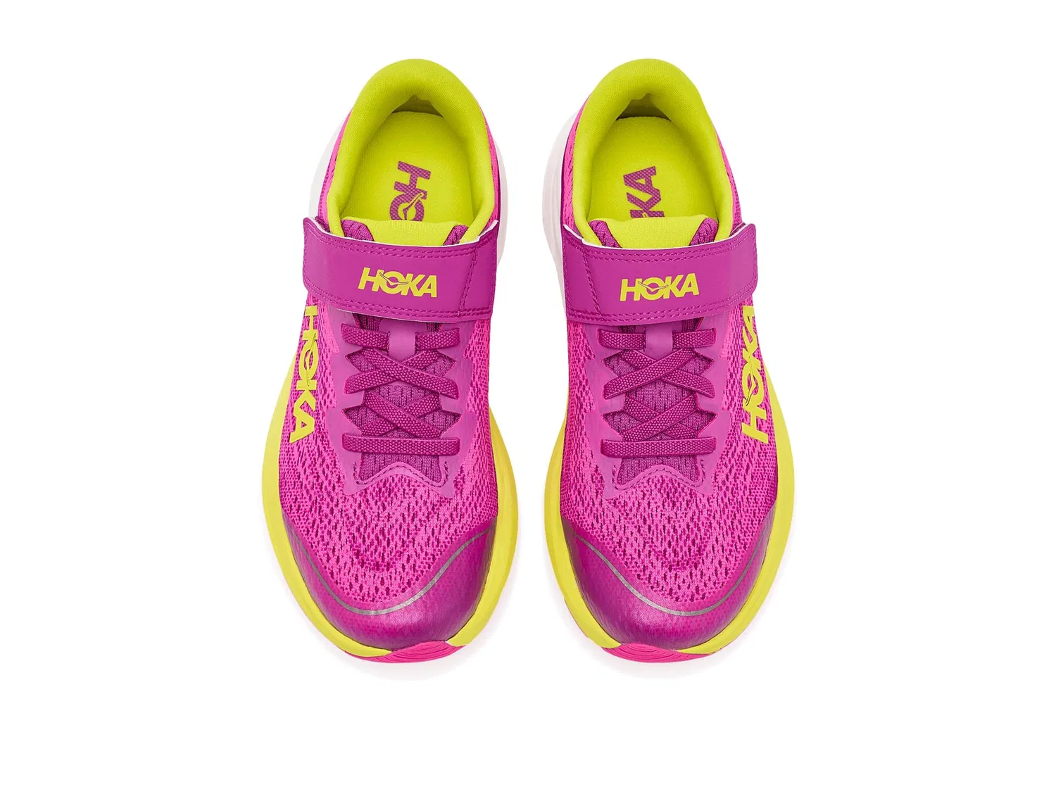 Кроссовки Rincon 4 (для маленьких детей) Hoka Kids, Fuchsia/Fuchsia — фото 3