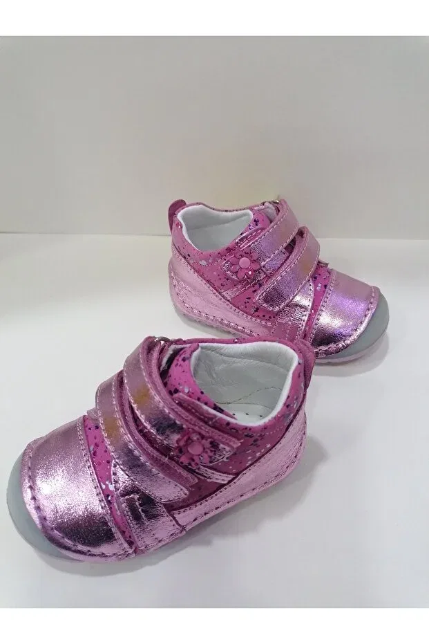 Детские туфли для девочек с ортопедической стелькой Özgür Kids, Pink — фото 4