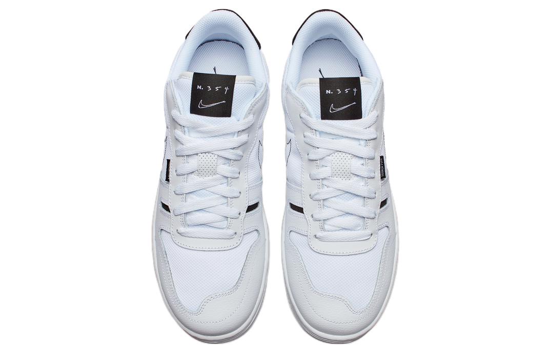 Кроссовки для скейтбординга Nike Squash Type, белый/черный — фото 4