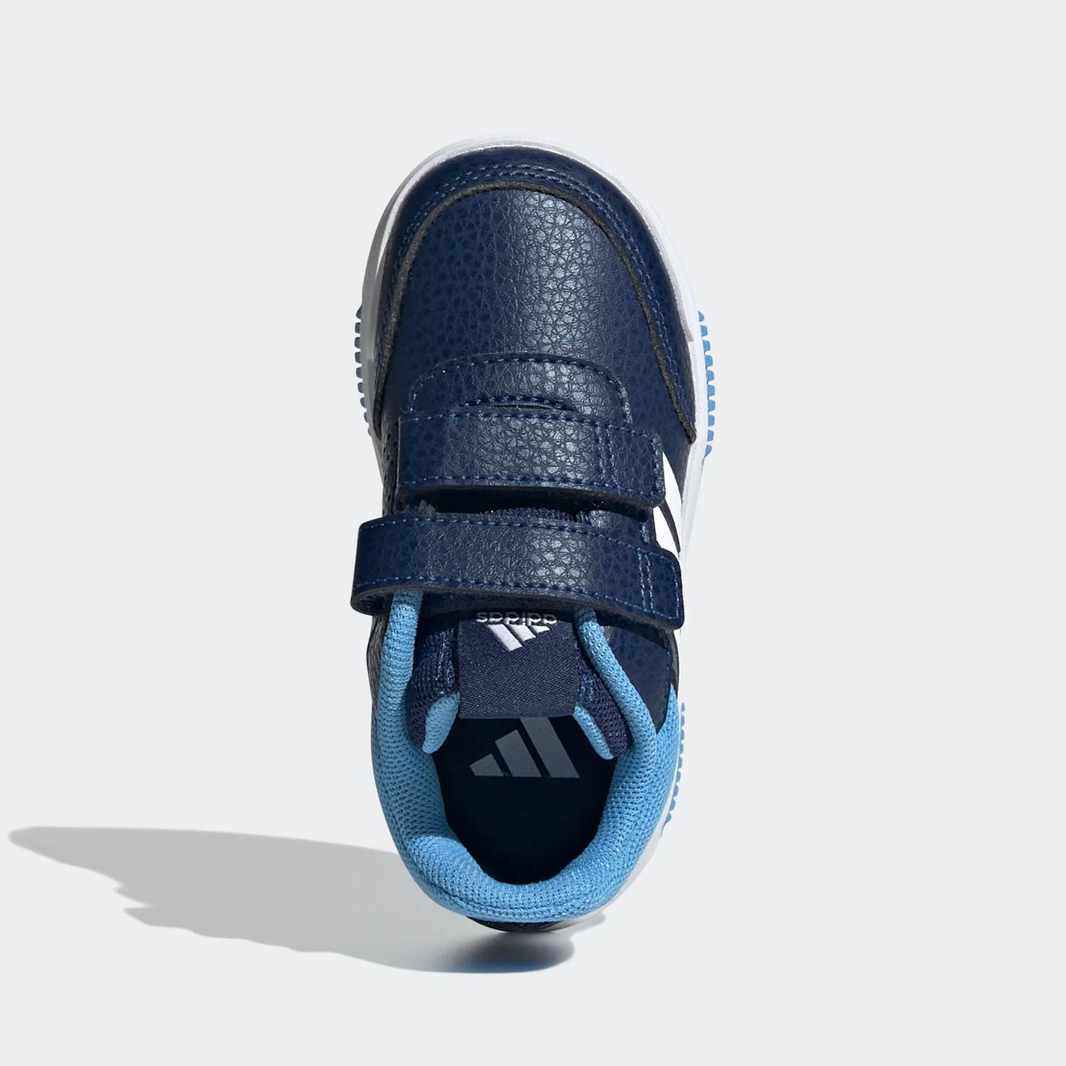 Детские кроссовки для активного отдыха с липучками Adidas Sportswear, Dark Blue / Cloud White / Blue Burst — фото 4