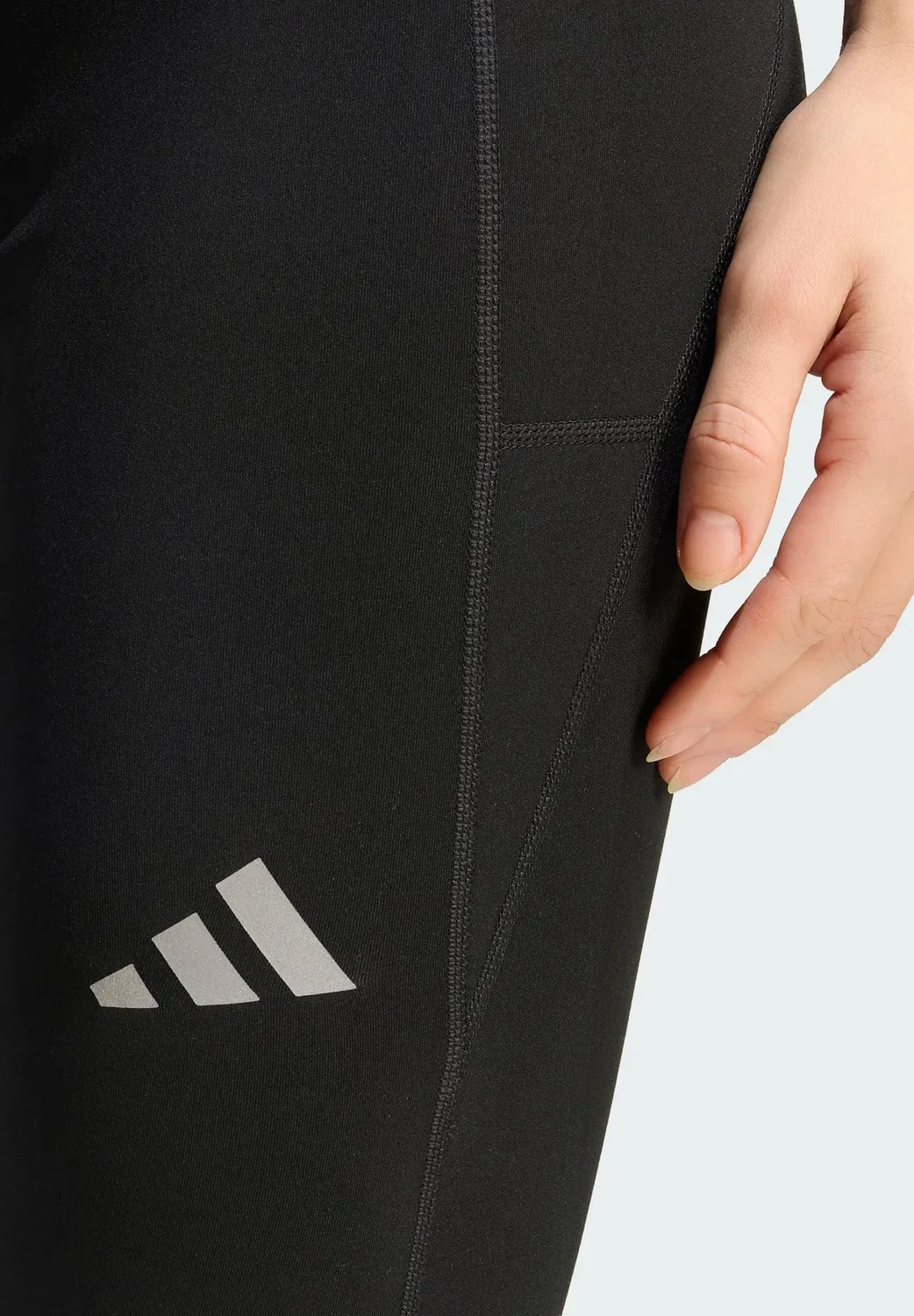 Беговые леггинсы ess w 1/1 l Adidas Performance, Black — фото 4