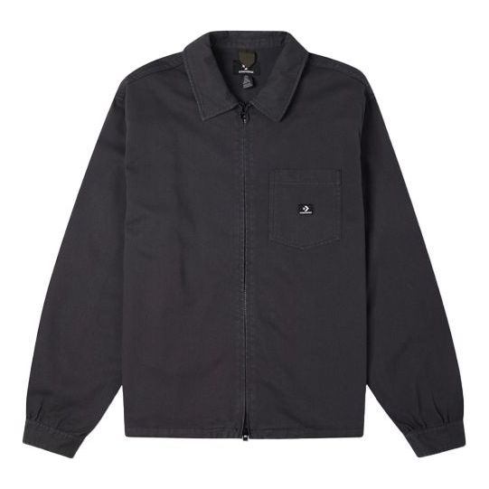 

Куртка Converse Chest Pocket Washed Jacket Couple Style Black 10022303-A03, черный