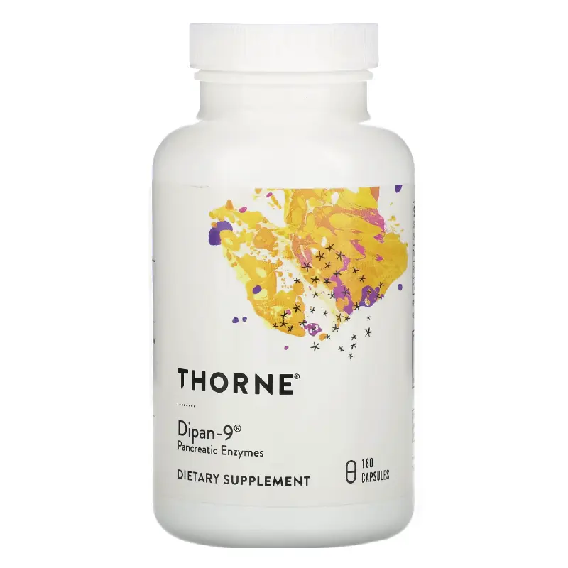 

Панкреатин Dipan-9 Thorne Research, 180 капсул
