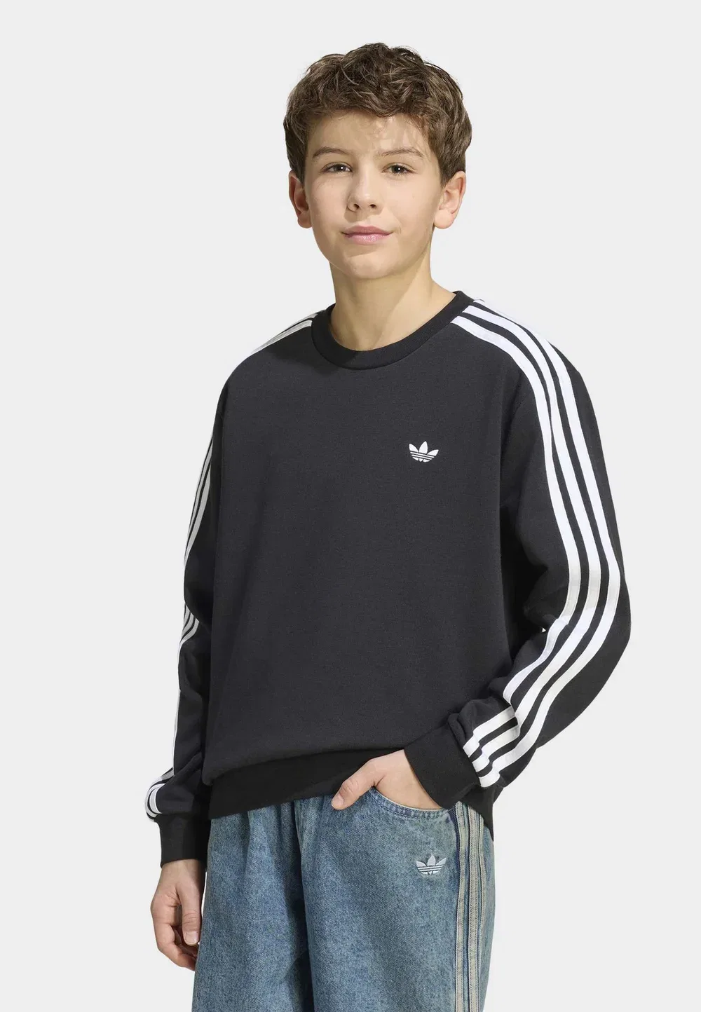 Толстовка с тремя полосками Adidas Originals, Black