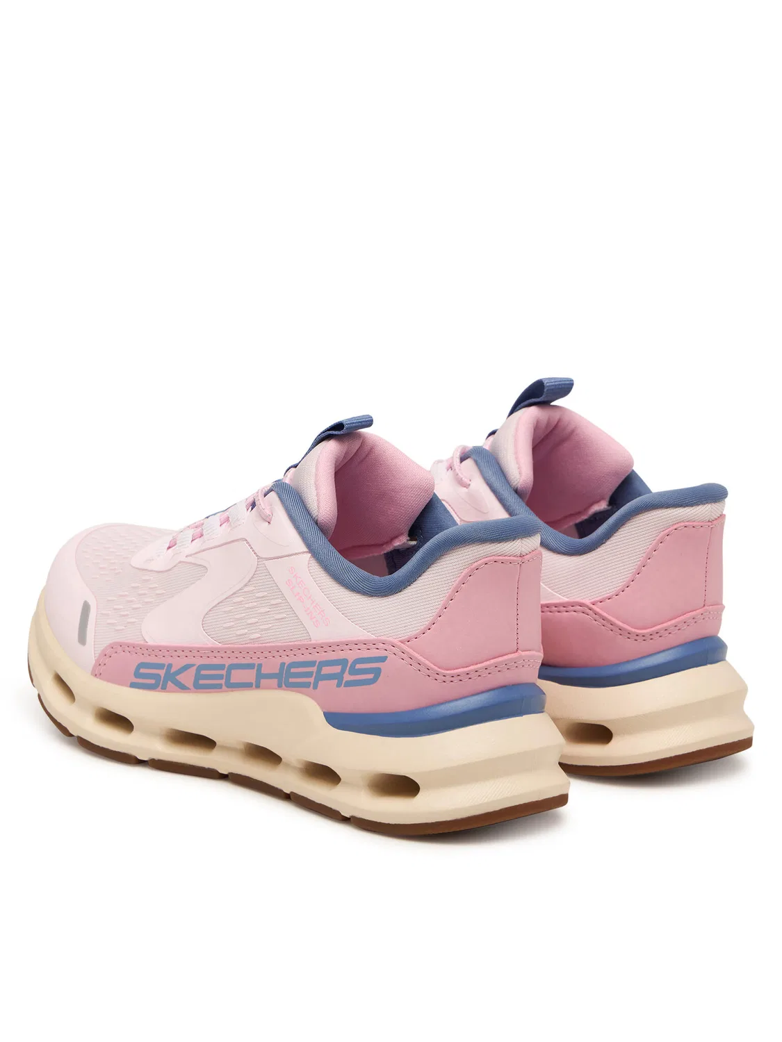 Кроссовки для девочки Glide-Step Vista Lane Skechers, розовый — фото 3