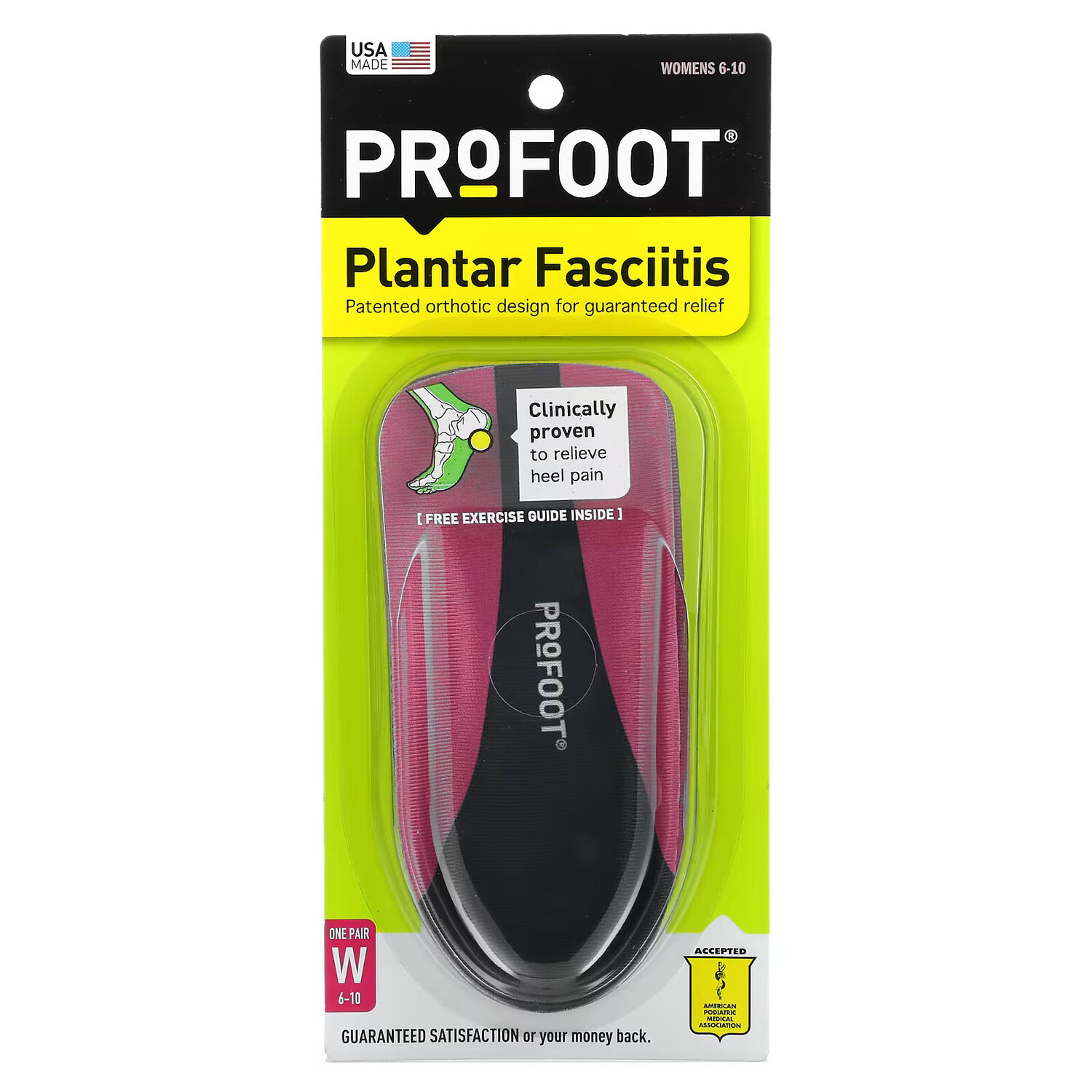 

Profoot, Подошвенный фасциит, женщины 6–10 лет, 1 пара