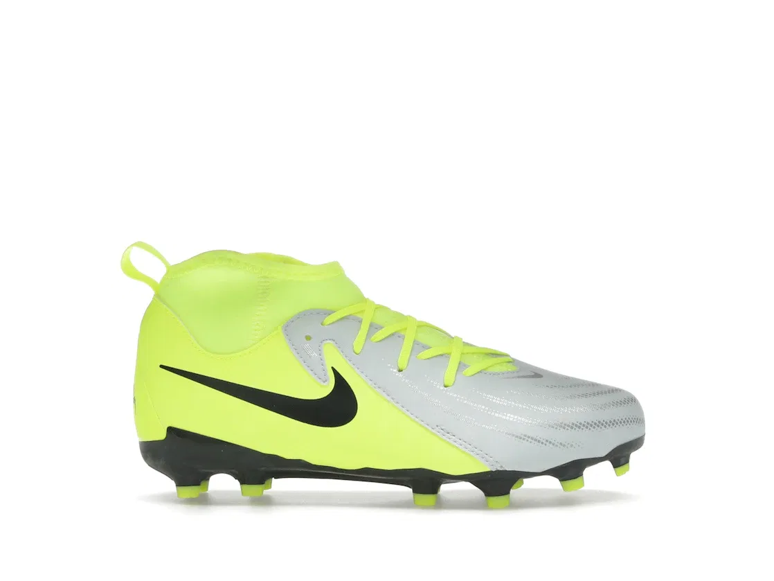 Детские бутсы Nike Jr. Phantom Luna 2 Academy MG, Metallic Silver Volt Black