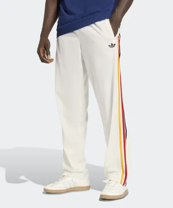 Тренировочные штаны Firebird, Adidas, белый, золотой, красный