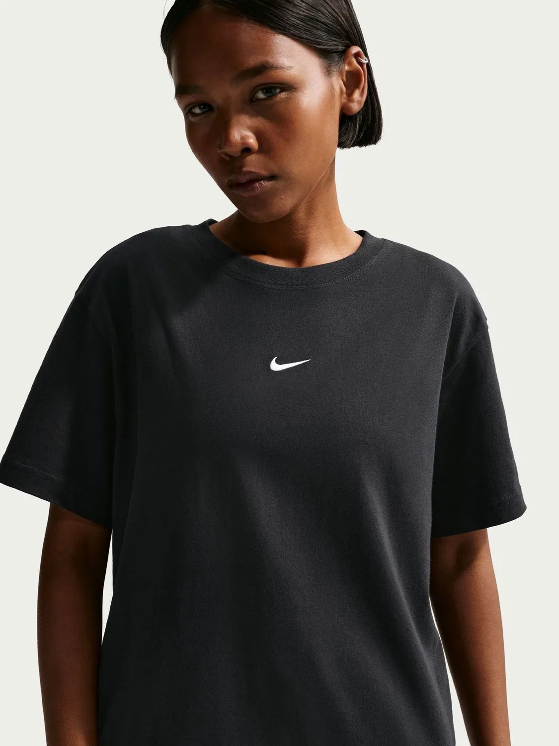 Футболка оверсайз Nike Sportswear Essential, черный — фото 3