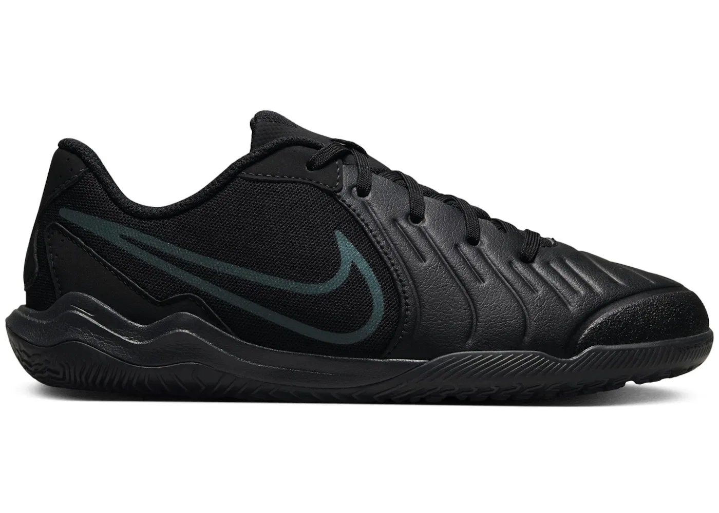 Детские бутсы Nike Tiempo Legend 10 Academy IC, Black/Deep Jungle/Black