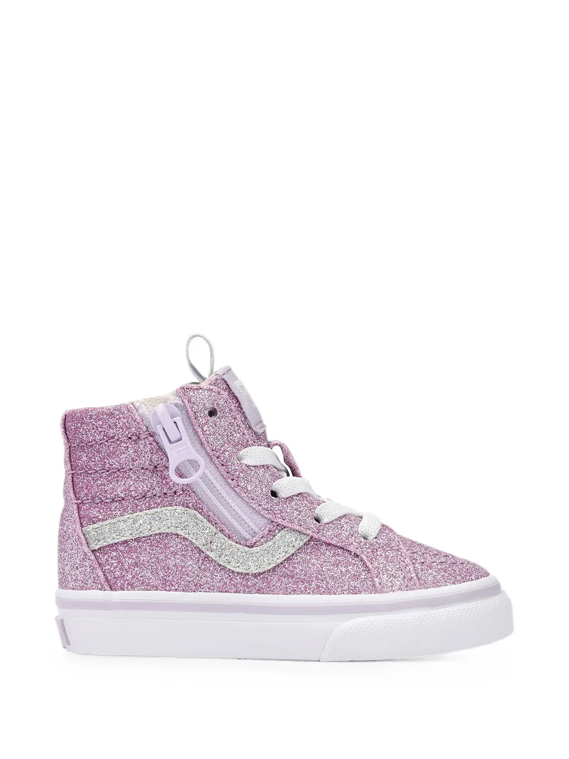 Высокие кеды Sk8-Hi Reissue розовые с блестками Vans, розовый