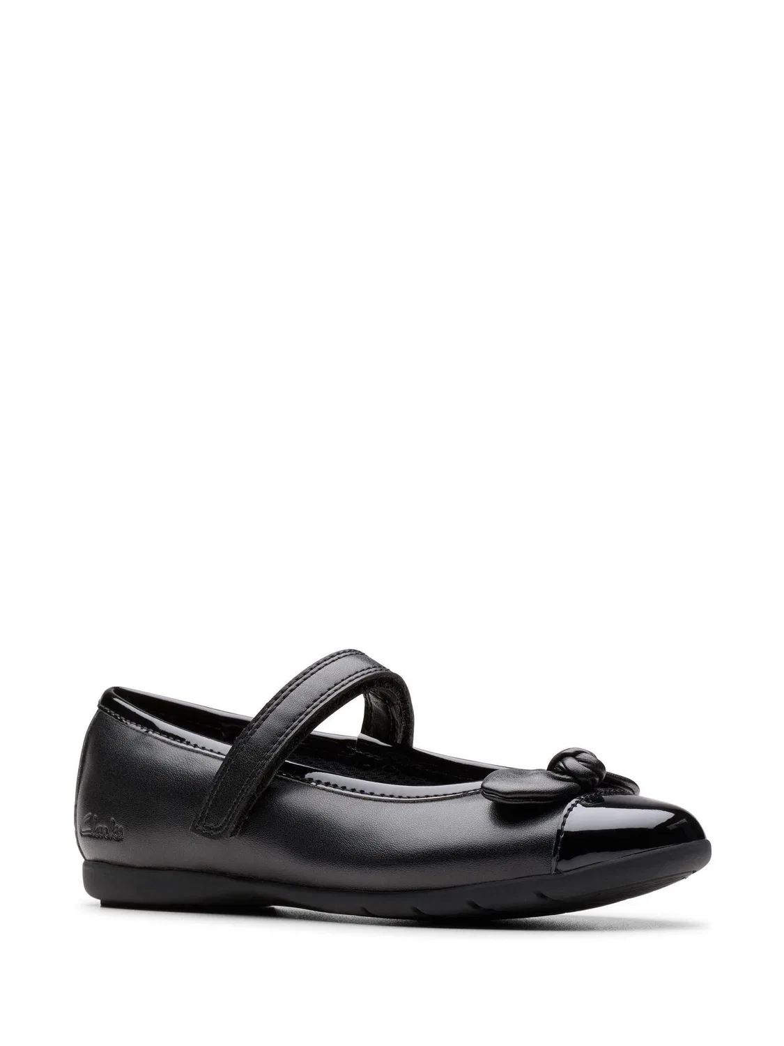Туфли для танцев Clarks Dance Beam, черные, для девочек