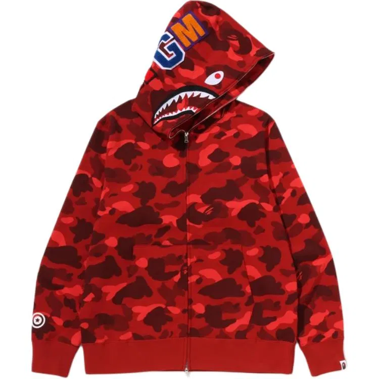 Детский худи с капюшоном неотстегивающимся, средней посадки, A Bathing Ape, Black — фото 4