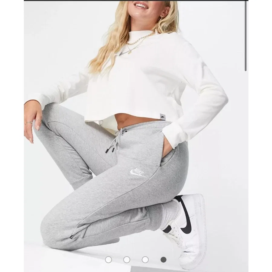 Женские спортивные штаны из футера Nike Sportswear Essential, Серый