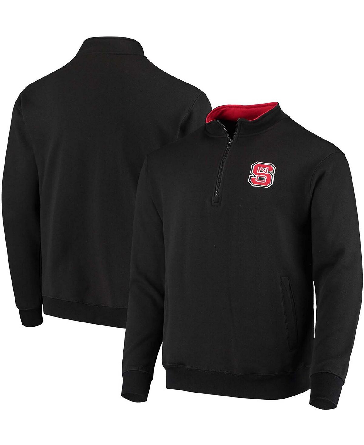 

Мужская черная куртка nc state wolfpack tortugas logo с молнией на четверть Colosseum, черный