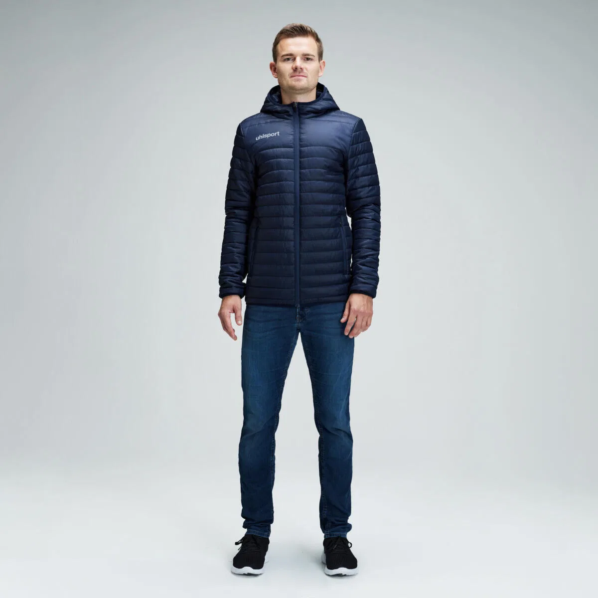 Детская куртка с капюшоном Essential Ultra Lite Uhlsport, BLAU / Navyblau — фото 2