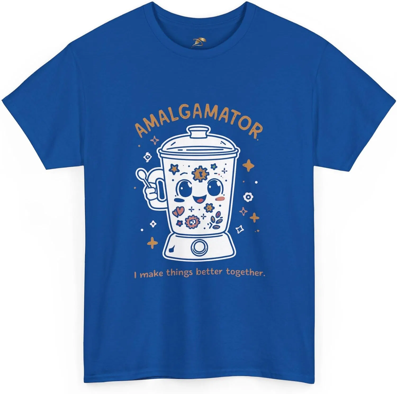 Женская футболка с принтом Amalgamator, королевский синий