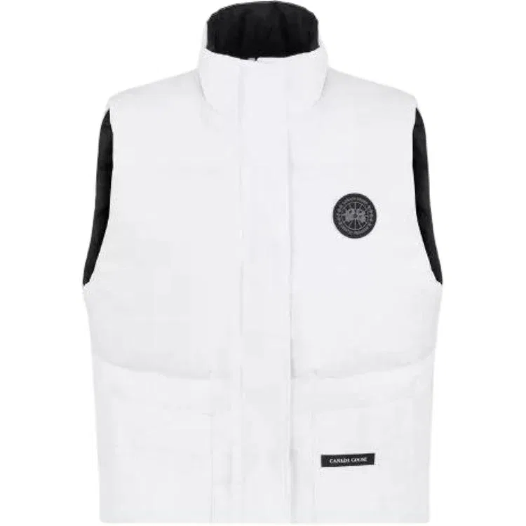 Пуховая жилетка Women's 9227 Lustrous White Stand Collar Moderate, Canada Goose, Lustrous White — фото 3