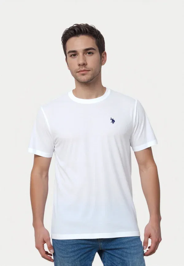 Футболка хлопковая Basic T-shirt U.S. Polo Assn., mehrfarbig, мультиколор — фото 2