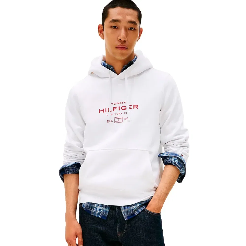 Худи Tommy Hilfiger Oval Graphic, белый