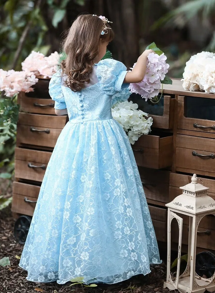 Платье праздничное для девочки Best Gift Fashion, синее — фото 3