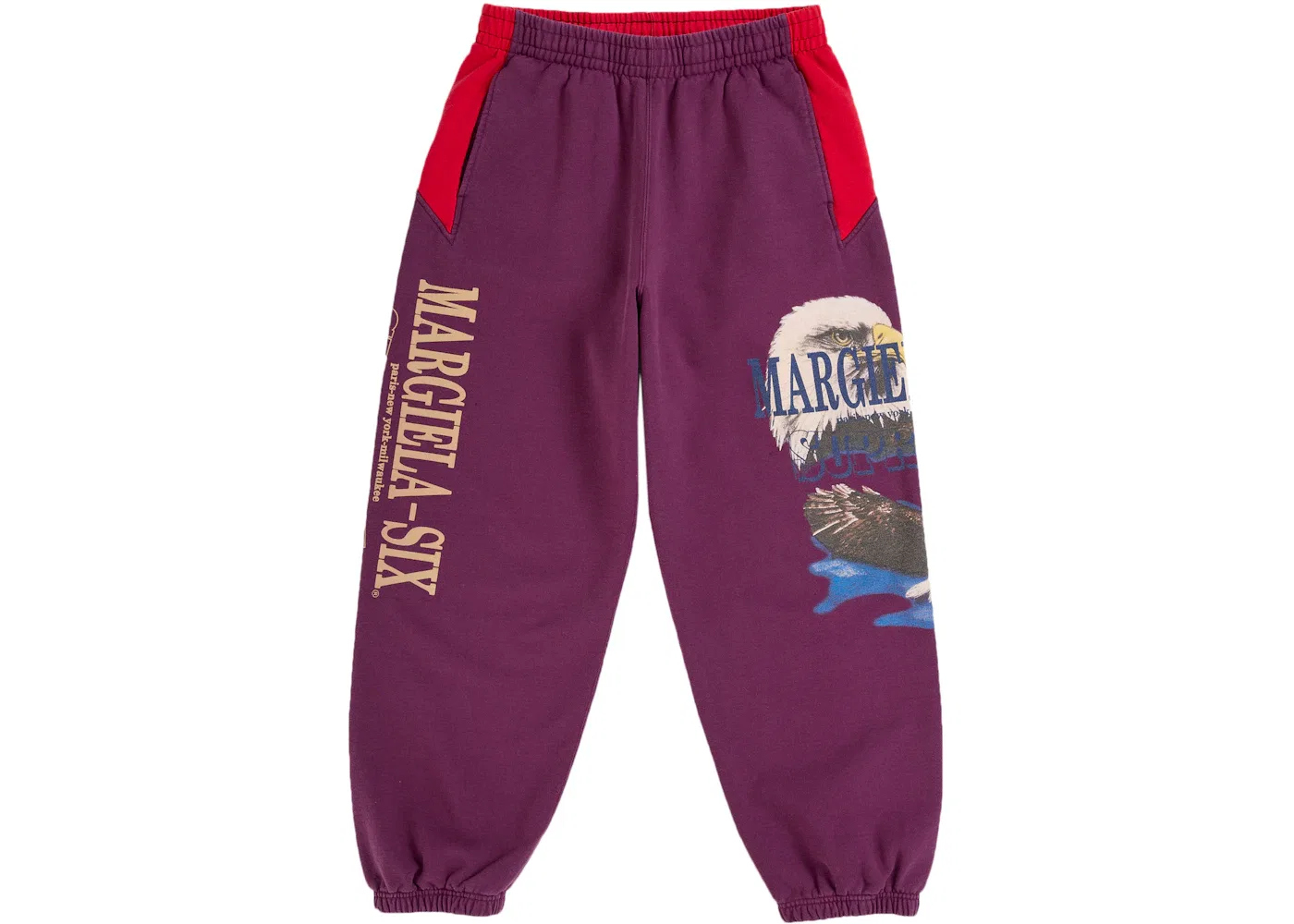 Мужские спортивные штаны с принтом Eagle Supreme MM6 Maison Margiela, Purple