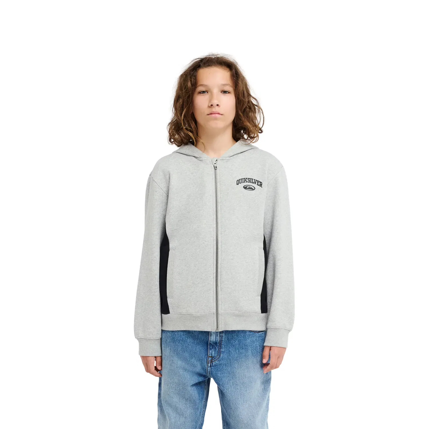 Детская худи с капюшоном и принтом No Teacher Quiksilver, Красный