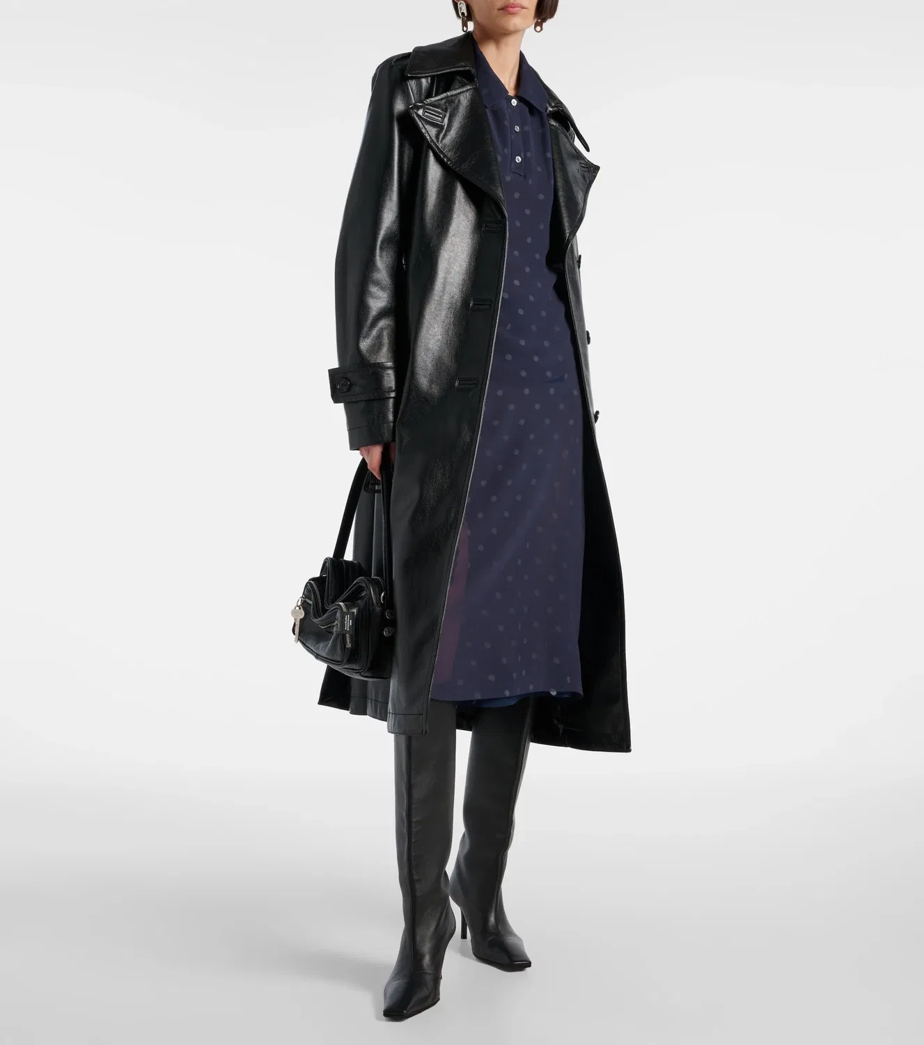 Блузка с принтом Acne Studios, синий — фото 2