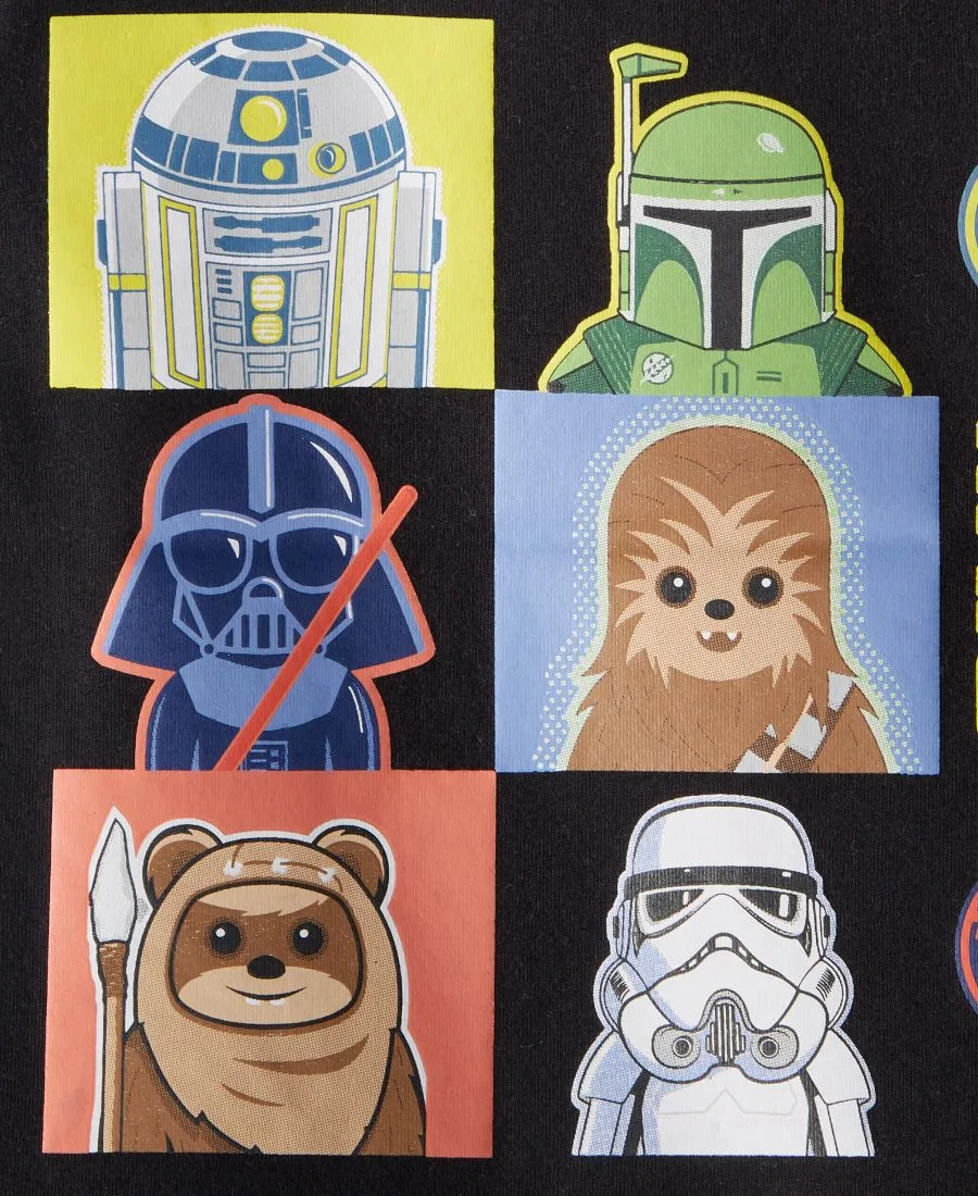 Детская футболка с принтом R2D2 And Friends Star Wars Epic Threads, Deep Black — фото 3